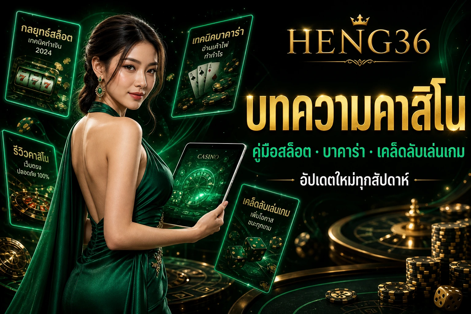 HENG36 บทความ — casino editorial cards jade-gold